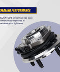Straight Swap Front Wheel Bearing And Hub Assembly Replacement For Dodge Nitro And Jeep Liberty Delivering Heavy Duty Grip And Dead Silent Highway Roll Part 513270, showing hub with sealing performance.