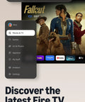 Upgrade Your Living Room Setup With This Killer 4K Streaming Stick displaying Movies & TV menu and Fallout shows.