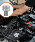 Get Your Engine Back On Track With This Top Notch Oil Drain Bolt Thread Repair Kit Plus Stainless Steel Washer 12mm X 1.25 For Quick And Easy Car Maintenance Solutions, silver bolt in engine bay