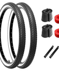 2 Pack 26 By 2Point125 Inch Folding Bicycle Tires With 26 Inch Inner Tubes And Tire Levers Included For Beach Cruiser Urban City