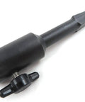 Precision Turned Square End Hand Brace Adapter For Round Shaft Auger Boring Bits With 7/16 Hex Shank And Tight Set Screw built from heavy duty tool steel.