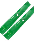 Badass 38 Inch Mulching Replacement Blades For Lawnmower Deck With Heavy Duty Powder Coating Smooth Fitment For John Deere Stx Tractors Tough Yard Work Gear Upgrade Your Ride With These Beast Cutting Tools 2 Pack