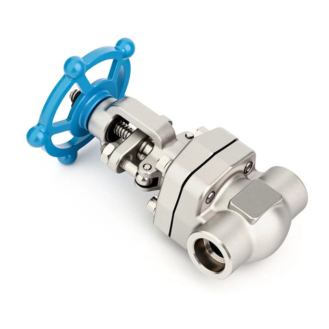 Forged Carbon Steel Gate Valve With Wheel Handle 1 Inch Full Bore Rotary Sluice Valve for Water Oil Gas Welded Connection Display