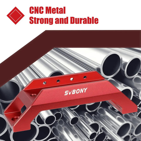 135mm Handle Bar Dovetail Base for Telescope Finderscope, Red Anodized Aluminum, Strong and Durable