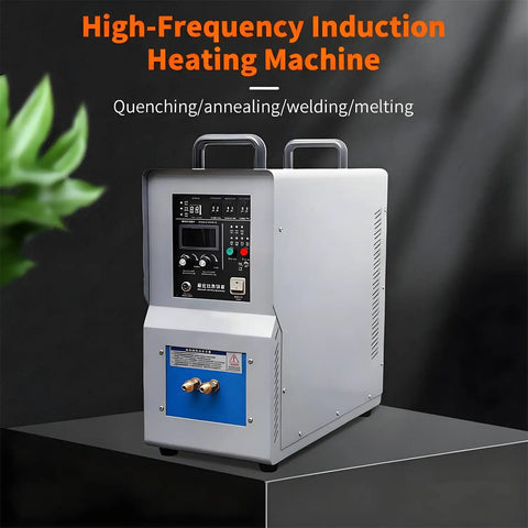 Pro Level 15KW Induction Heating Rig Featuring Integrated Water Cooling Guard optimized for metal melting and annealing.