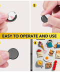 Heavy Duty Circle Disc Magnets With Killer Grip And Smooth Ceramic Core Including Hella Thick Double Sided Tape For Fridge Dry Erase Boards And Home Craft Projects A Total Game Changer - showing ease of use and application.