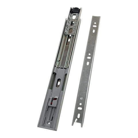 No Nonsense 16 Inch Heavy Duty Drawer Slides Soft Close Side Mount Full Extension Ball Bearing Zinc Plated Rust Proof Hardware Smooth Glide