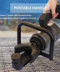 Heavy Duty Electric Rebar Cutter And Bender With 1800W Copper Motor, Portable handle for easy maneuvering on site.