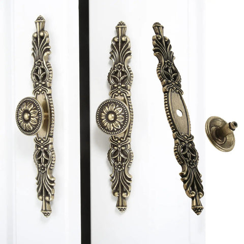 Top Notch Vintage Antique Bronze Cabinet Pulls With Three Point Seven Inch Spread Offering A Breeze Install Thanks To Flexible Screws.