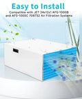 Top Shelf 24x12x1 MERV 13 Washable Electrostatic Outer Air Filter Two Pack with easy installation feature.