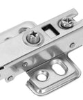 Two Pack Slow Closing Concealed Cabinet Hinges With Soft Close Hydraulic Dampers For Frameless Kitchen Cabinets, durable steel detail
