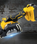 Heavy Duty Brushless Angle Grinder 20V 550W 3 Inch Cordless Power Tool with smooth grip for easy use and fast cutting.