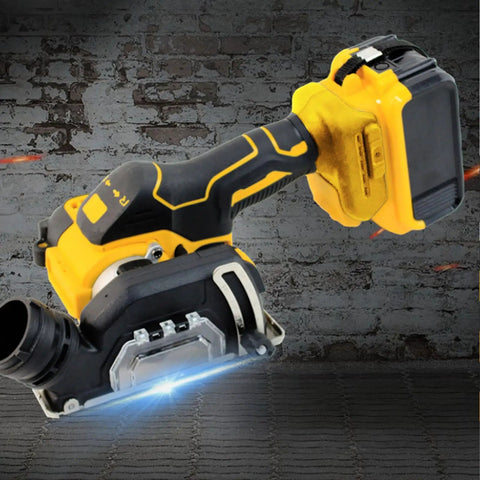 20V Cordless Mini Angle Grinder And Portable Rotary Polisher Built Like A Tank For Everyday Hustle with ergonomic handle and motor.