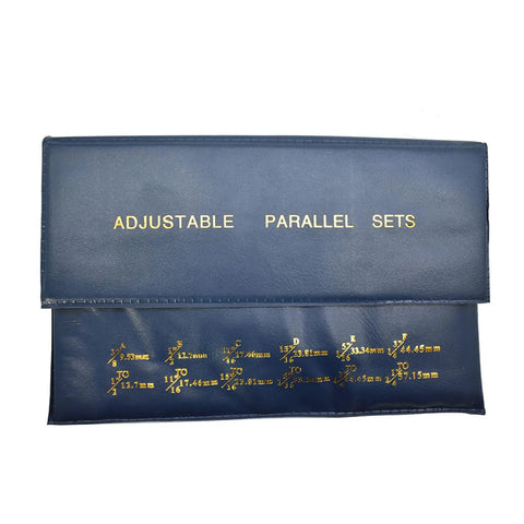Six Piece Adjustable Parallel Set Covers Three Eighths To Two And A Quarter Inches For Layout And Inspection Jobs In Machining Setups With Durable Steel Construction