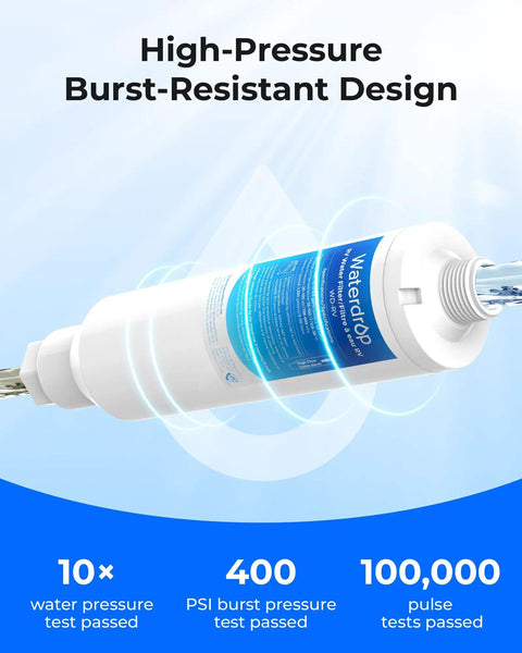 Rv Inline Water Filter For Campers And Garden Hoses Nsf 42 Certified with high-pressure burst-resistant design.