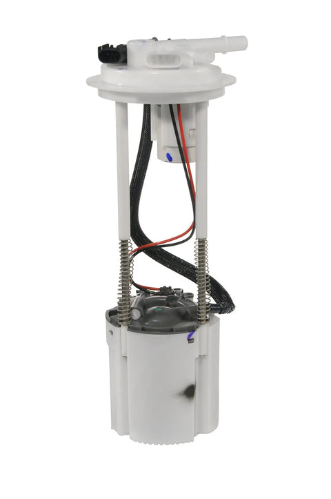 Heavy Duty Fuel Pump Module With Guide Rod Alignment And Jet Pump Reservoir For Fast Drop Install Without Fuel Level Sensor view from the side