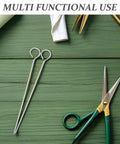 Dope Pro Grade Wick Centering Tool Kit With Easy Threading 20 Pack Stainless Steel 6 Inch Candle Needles For Home DIY Candlemaking Studio Quality Wick Dippers And Centering Aid For Fast Clean Consistent Wicks, stainless steel candle needles on green background