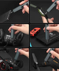 Boss Level Electric Screwdriver Tool Kit With 155 Precision Bits For Quick Fixes And Reliable Performance Featuring Variable Torque Settings And Compact Ergonomic Handle For Any Project, repairing electronics.