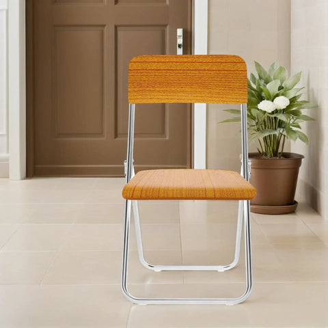 Built Different Orange Wood Stool Seat Repair Board Heavy Duty Chair Replacement Panel in modern interior space.