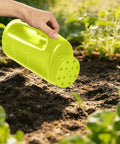 Adjustable Handheld Seed Shaker And Spreader For Fertilizer Grass Seed Ice Melt And Lawn Care Durable Plastic Portable All Season Tool Green