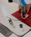 Pro Grade Sewing Machine Replacement Parts Kit With Metal Bobbin Case Spring And Needle Plate Screws For Industrial And Home Use Heavy Duty High Precision Assembly For Faster More Efficient Sewing, metal spring and needle plate screws on machine