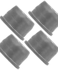 Tough As Nails Set Of Four Front Wheel Bushing Bearings For John Deere S100 S120 S130 S140 S160 S170 Lawn Tractors, gray bushings.
