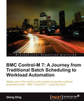 Cover of BMC Control-M 7 book, focusing on workload automation, showing city skyline at night, useful for IT professionals.