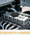 Self Activating Aerosol Car Fire Extinguisher Heat Triggered Auto Engine Bay Suppression Gear on engine bay