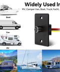 Smooth Operator 12V Rotary Light Dimmer Switch For Rv Camper Van Boat Trailer with heavy-duty aluminum controller and wiring.