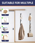 6 Tier Skateboard Wall Mount Rack For Snowboard Longboard And Deck Storage Modular Garage Gear Organizer To Keep Your Ride Stashed Secure And Looking Gnarly features hooks for hats, headphones, clothes, and bags.