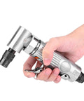 Heavy Duty 25000rpm Pneumatic Angle Die Grinder Kickass Air Powered Polisher held in hand for metal wood rubber finishing.