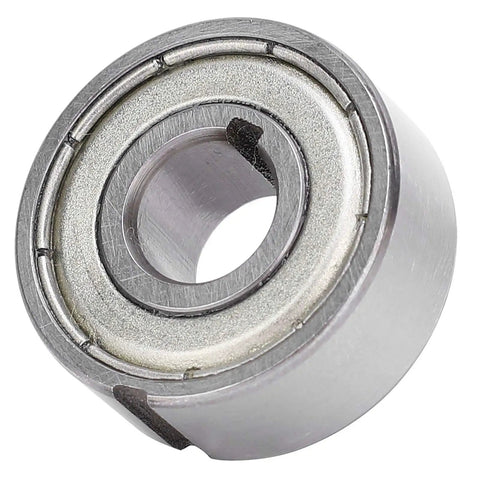 CSK8PP One Way Clutch Roller Bearing 8X22X9mm With Inner Keyway For Textile And Printing Machines Smooth Spin Heavy Duty Industrial Replacement Part close-up view with steel housing.