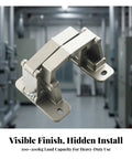 Heavy Duty Concealed Door Hinge For Cabinets And Fire Doors Built Tough With Reinforced Steel, showing smooth finish and hidden install.