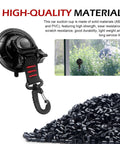 2 Pack Heavy Duty Car Suction Cup Hooks With Strong Anchor And Hook Multifunctional Removable Mounting Accessory depicted