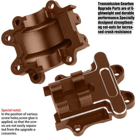 Bronze gearbox upgrade kit for Grom RTR models with lightweight and durable performance features.