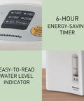 Your Go To 3L Hot Water Dispenser With Slow Drip Mode For Coffee And Tea, 4 Temperature Presets, Charcoal Purified Stainless features.
