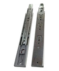 No Nonsense 16 Inch Heavy Duty Drawer Slides Soft Close Side Mount Full Extension Ball Bearing Zinc Plated Rust Proof Hardware Black Pair.