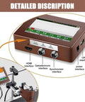 High Definition Automatic Coder Printer For Labels And Dates Barcode Encodes Batch Numbers Fast Production Line Inkjet Labeler 12.7mm Black Online Continuous Coding Machine showing display and interface details.