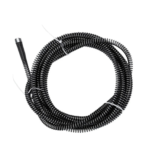 Professional Grade Drain Auger Attachment With Six Sharp Cutting Blades And Five Meter Flexible Steel Cable, coiled cable
