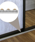 Heavy Duty Sliding Door Pulley Wheel Replacement For Home Shower And Patio Glass Doors Quiet Glide Roller Upgrade on sliding track.