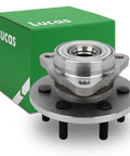 Heavy Duty Front Wheel Bearing And Hub Assembly For 1997 To 2004 Dodge Dakota 1998 To 2003 Durango 4wd in silver and gray.
