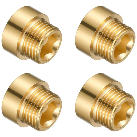 Brass Shower Head Extension Arm Set Four Pack G One Half Male To Female Thread Pipe Fittings 20mm Length