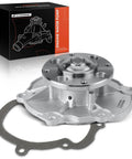Water Pump With Gasket For DOHC V6 2.8L 3.0L 3.6L Replacement Ready To Roll Compatible With Chevy GMC Cadillac shown with packaging