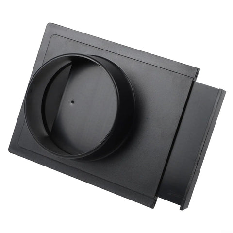 Sturdy Abs Dust Collection Hose Connector With Three-Way Valve 100mm For Shop Vac And Ventilation Needs High Flow Adapter Accessory Black top view