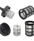 Two Pack Household Hose Filters With 60 Mesh Stainless Steel Inlet Strainers For Sprayers Car Washers Oil Pumps And Industrial Equipment Double Layer Screen Filters 3/8 Inch And 1/2 Inch Barb Connections
