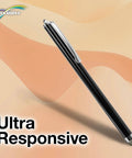 Smooth Operator Capacitive Touch Screen Stylus Pen Compatible With RevoPoint MIRACO 3D Scanner in jet black color with fiber mesh tip.