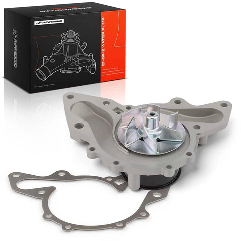 Engine Water Pump For Kia Sorento V6 3.5L 2003 2004 2005 2006 Aluminum Cooling System Part with steel impeller and gasket.