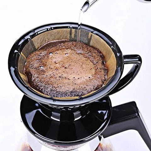 Brewing coffee using Unbleached Round Coffee Filter Papers 800 Count Replacement Packs Compatible With Aeropress Coffee Makers.