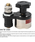 Close-up of Magnetic Welding Ground Clamp With Adjustable Switchable Holder And Grounding Magnet Connector for weld tool kits