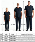 Image of three adults of varying heights displaying body types for the Total Badass Adjustable Raised Toilet Seat With Handles Heavy Duty Aluminum Safety Frame.